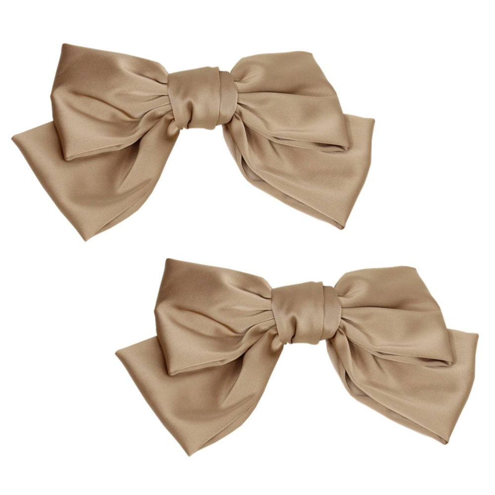 2pcs Women Bow Hair Clip Bowknot Hair Clip Bow Hairpin for Party Decoration