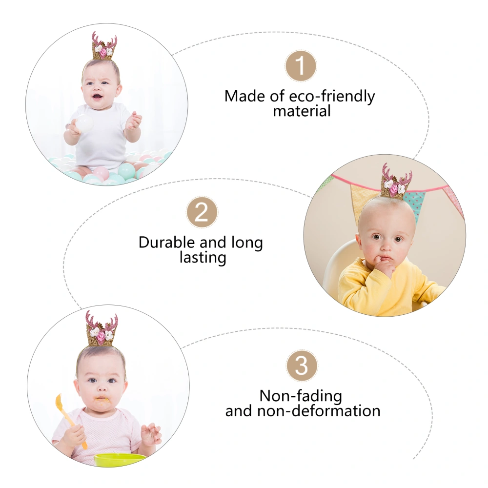 1pc Baby Hair Decoration Hair Accessories Birthday Headwear Crown Birthday Crown