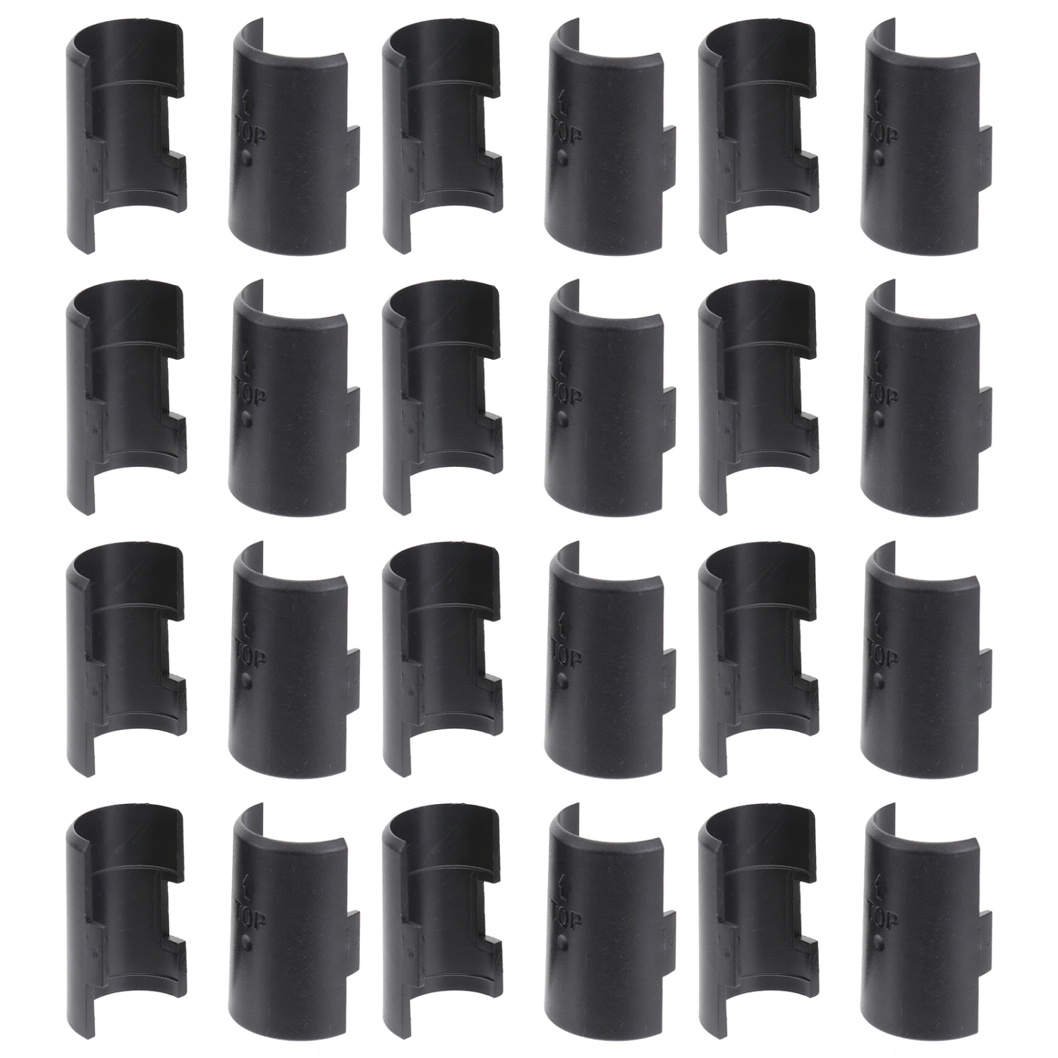 74pcs Slub Tube Fixing Clips Slub Tube Plastic Clips Slub Tube Fixed Clamp