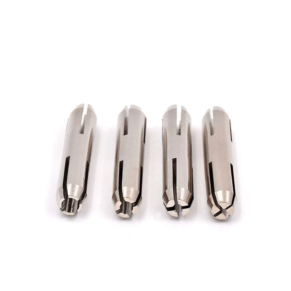 51 Pcs/Set 1 Pc Manual Single Ended Mouth Pin Vise Hand Drill Wire Gauge Bit Holder Twisting Tools Rotary Tool with 50pcs Drill Bit for Jewelry Watch Repairing (Silver)