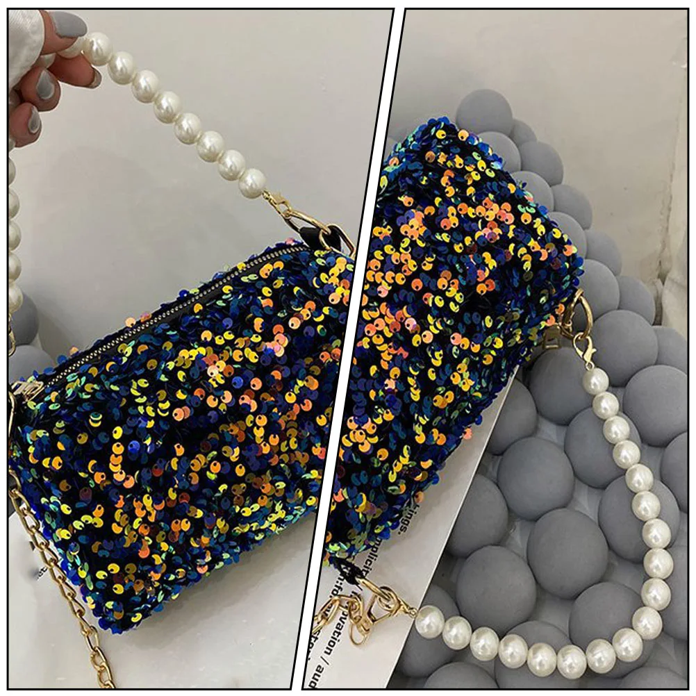 1pc Sequins Chain Bag Women Single Shoulder Bag Cross Body Bag Massenger Bag