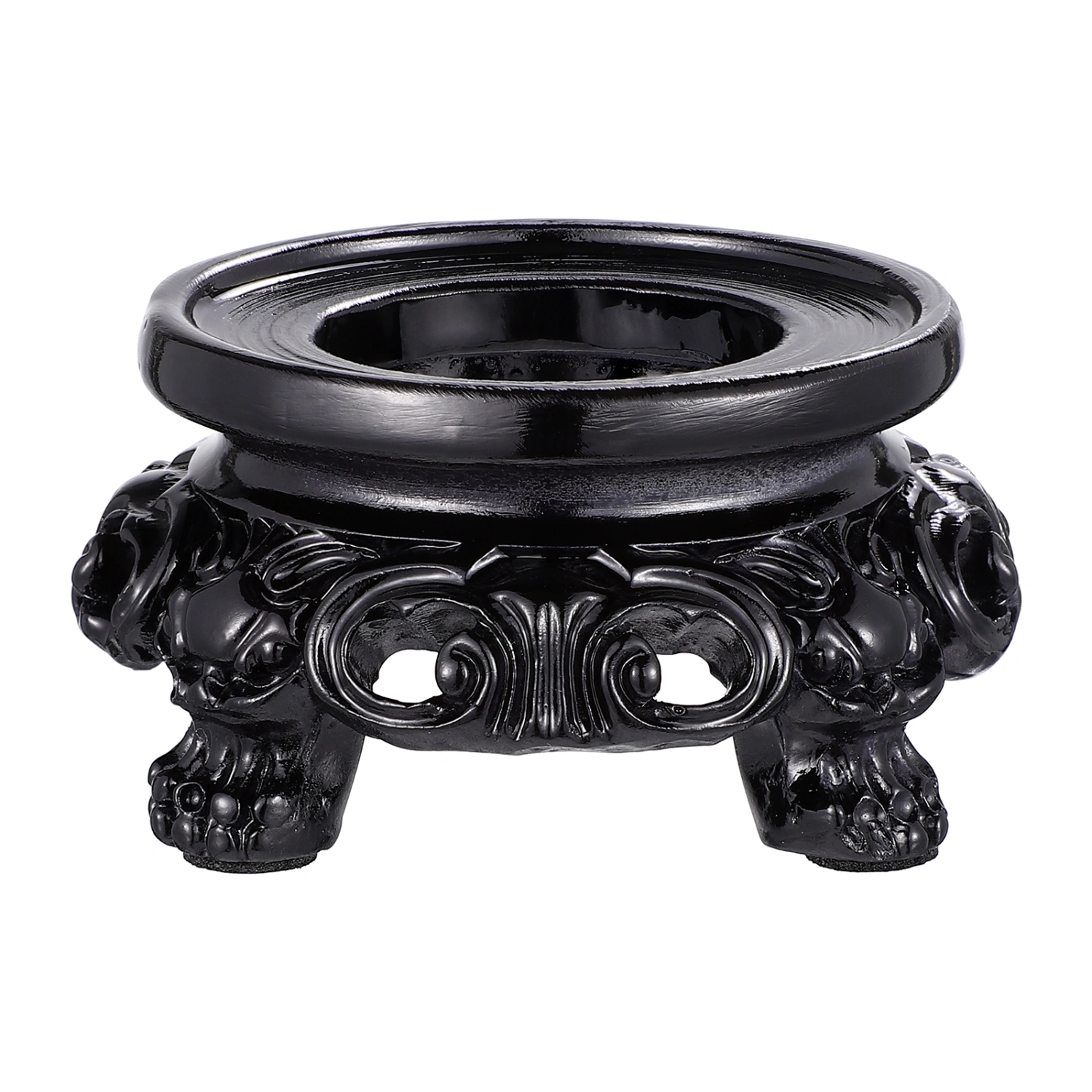 Mini Crystal Ball Stand Clear Crystal Ball Base Display Stand Home Resin Decoration Desktop Ornament