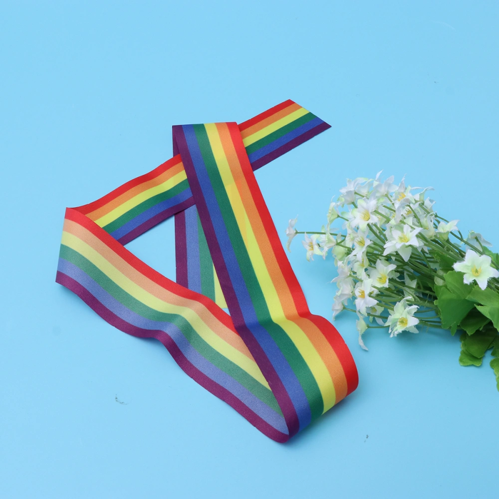 12pcs Rainbow Flag LGBT Pride Flag Outdoor Headband Hair Accessories Photo Props for Bar