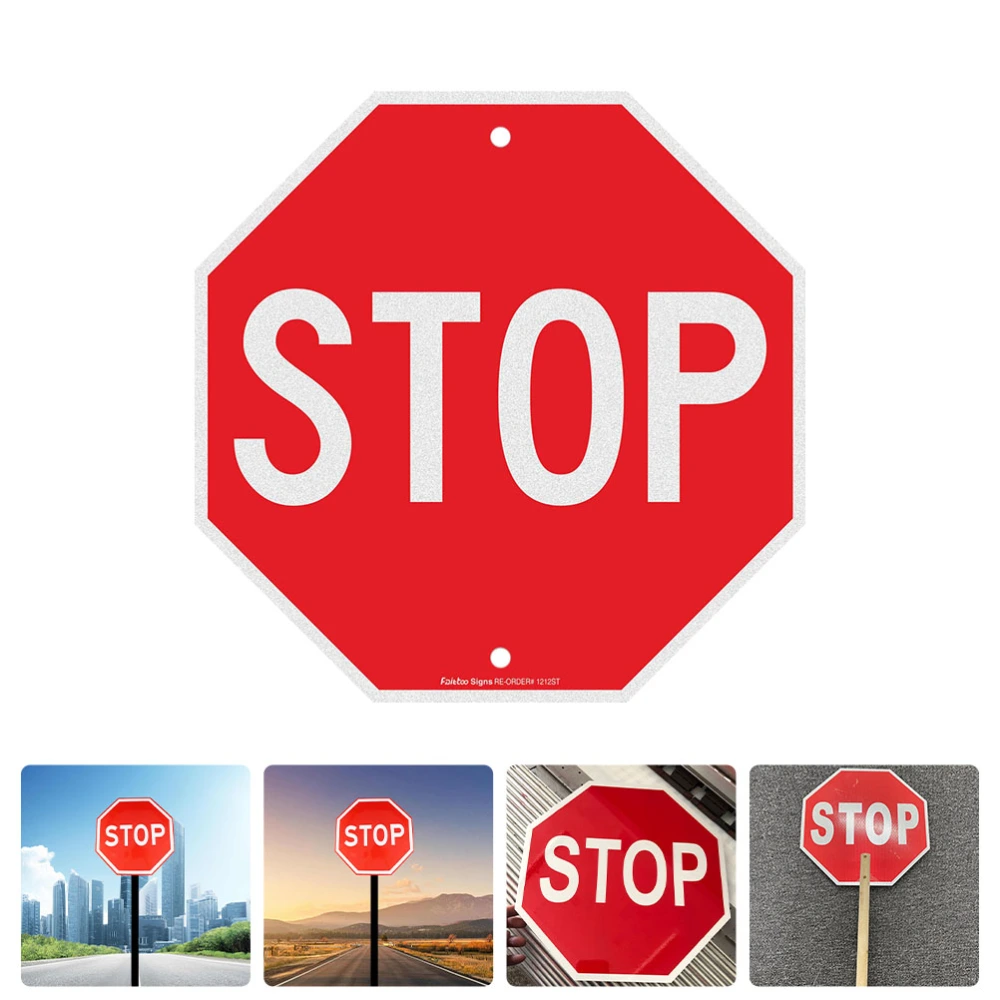 Traffic Sign Board Useful Reflective Traffic Sign Premium STOP Warning Sign