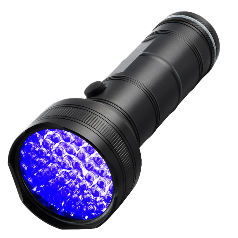 51-LEDs Blacklight Flashlight UV Torch Light Flashlight Black Light (Black)