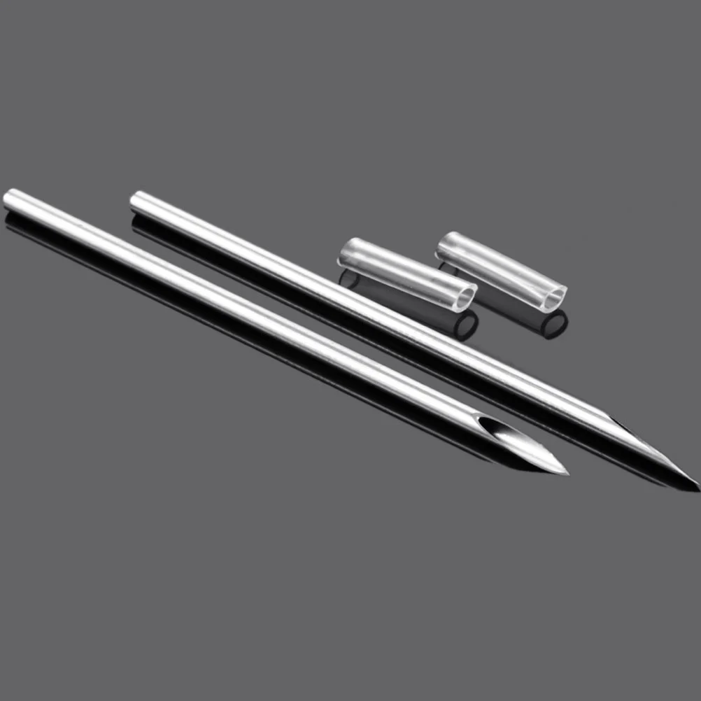 20Pcs Body Piercing Needles Sterile Needles Disposable Navel Lip Piercing Needles