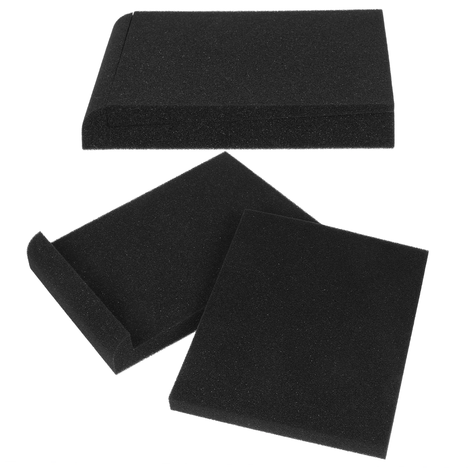 2pcs Small Speaker Isolation Pad High-density Sound Frame Foams Cushion