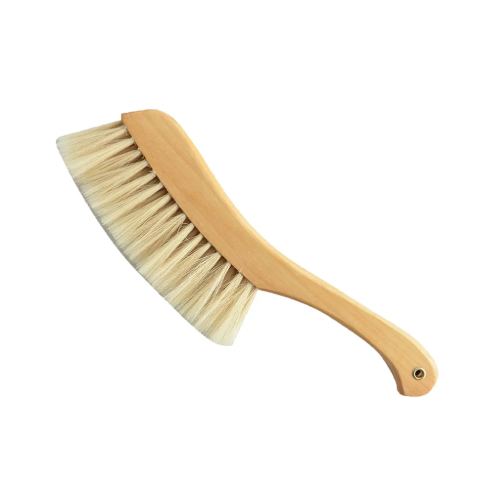 Wood Handle Bed Brush Bristles Sweeping Dush Brush Bedroom Cleaning Brush for Home