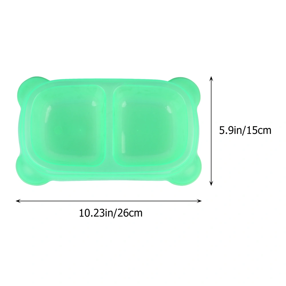 Pet Cat Eating Bowl Pet Double Feeder Water Drinking Bowl Anti-Skid Feeder