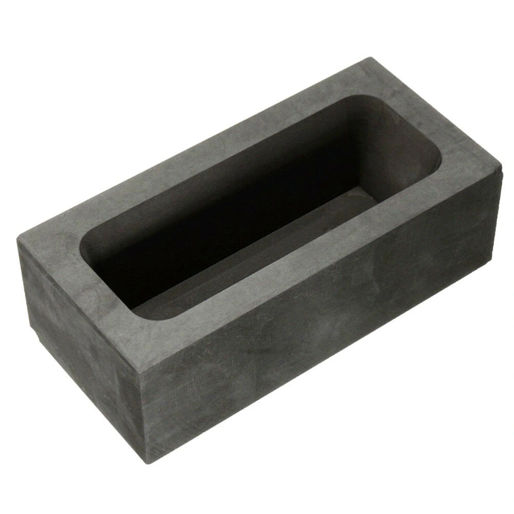 1pc Graphite Ingot Mold Melting Casting Mould for Gold Silver Non-ferrous Metal (Black 150G External size 55*37*20mm Internal size 45*24*10mm)