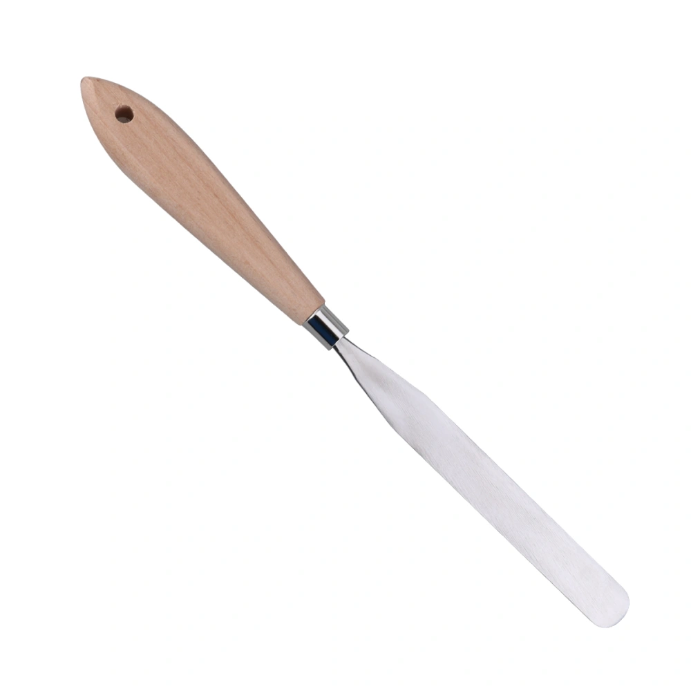 Painting Spatula Painting Mixing Scraper Wooden Handle (17#)