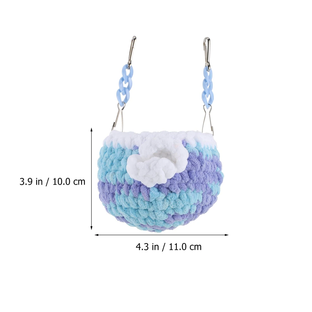 1Pc Hamster Hammock Woolen Yarn Hanging Nest Hamster Warm Hut Pet Supplies