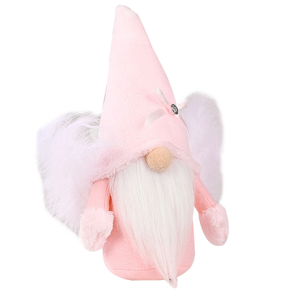 Christmas Gnome Doll Angel Themed Gnome Doll Decorative Gnome Doll Xmas Party Ornament