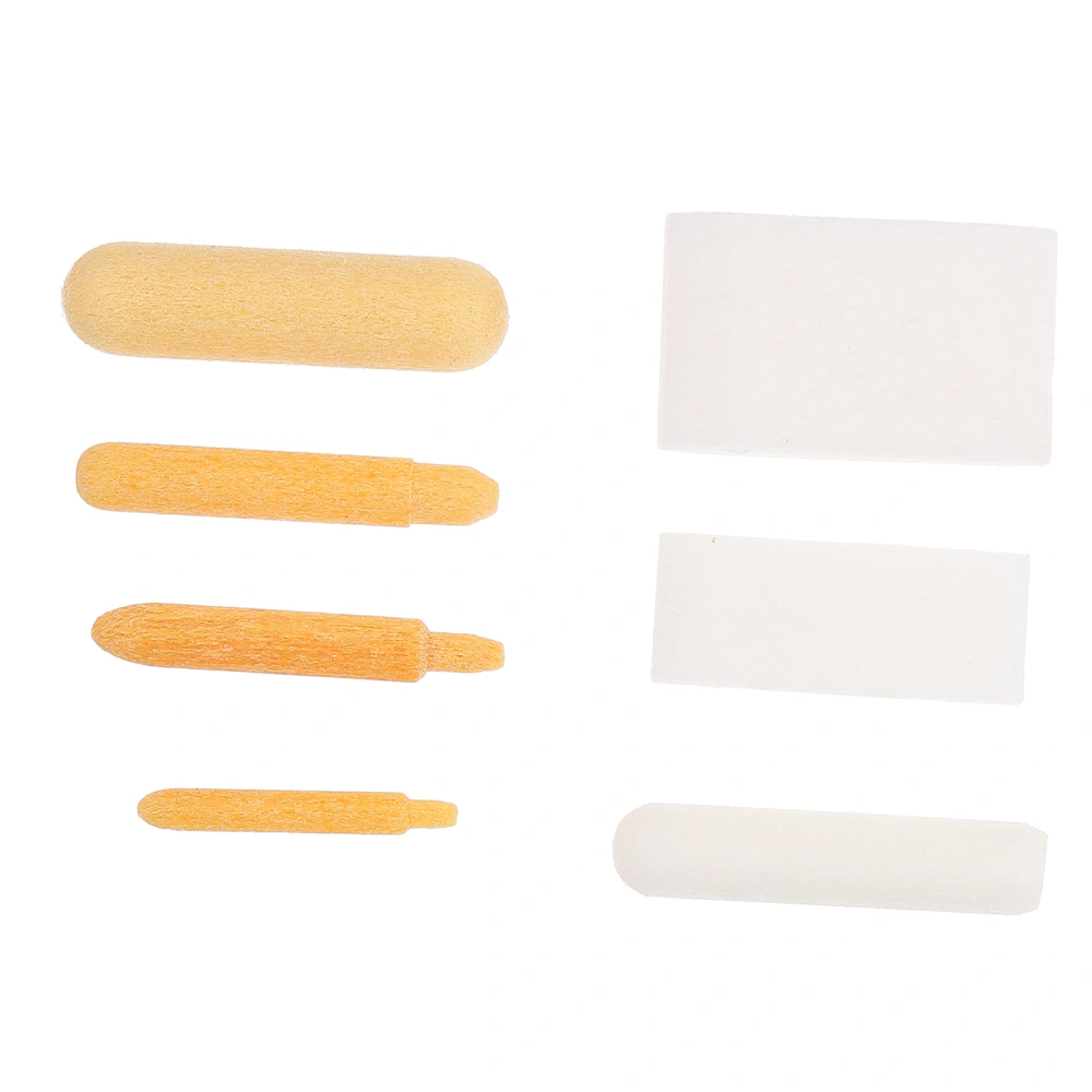 7Pcs Paint Pen Tip Replacements Graffiti Pen Tips Paint Pen Supplies (White Yellow)