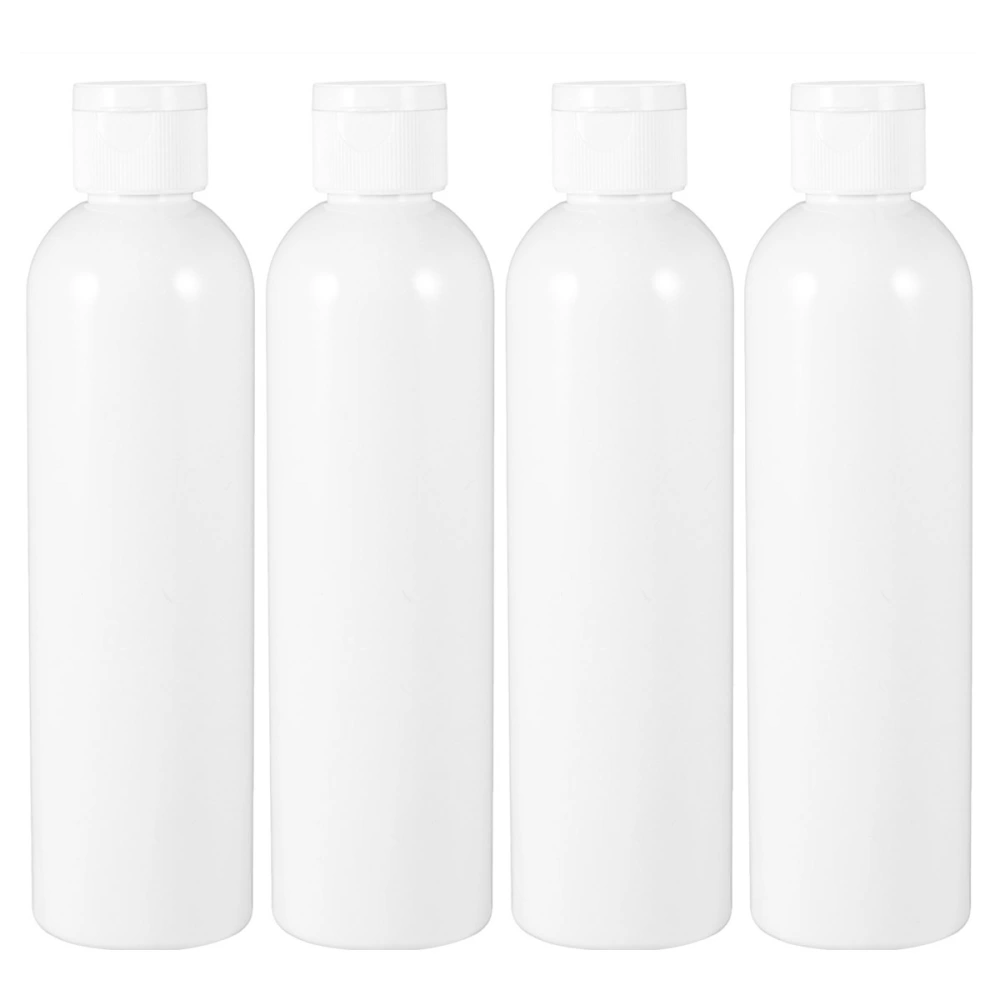 4pcs Plastic Storage Bottles Lid Containers Cleanser Subpackaging Holder Sanitizing Gel Container 500ml