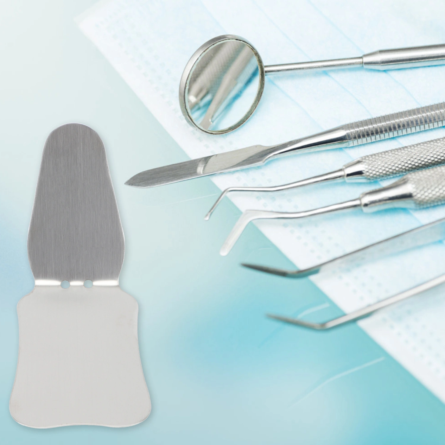 1Set Stainless Steel Dental Reflector Mirror Dental Orthodontic Photography Mirror
