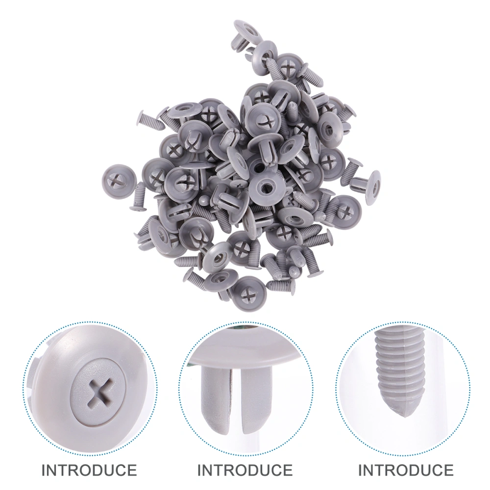 50Pcs  Plastic Rivets for Car Bumper Fixator for Automobiles Auto Bumper