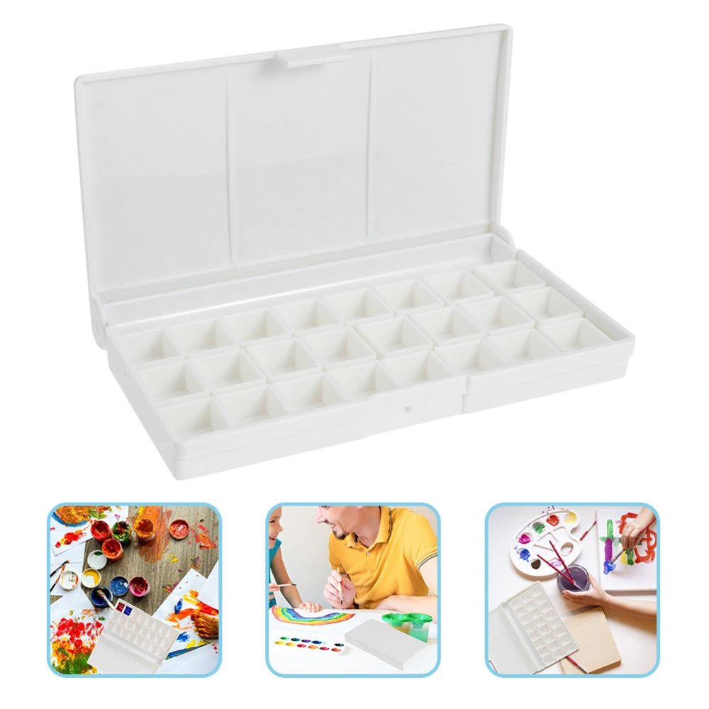 2 Sets Plastic Convenient Pigment Packaging Box Art Drawing Pigment Case