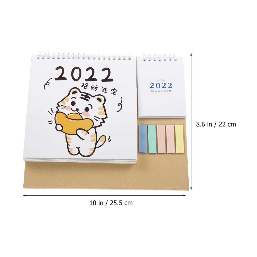 Creative Desktop Calendar Practical Mini Desk Calendar Lovely Memo Calendar