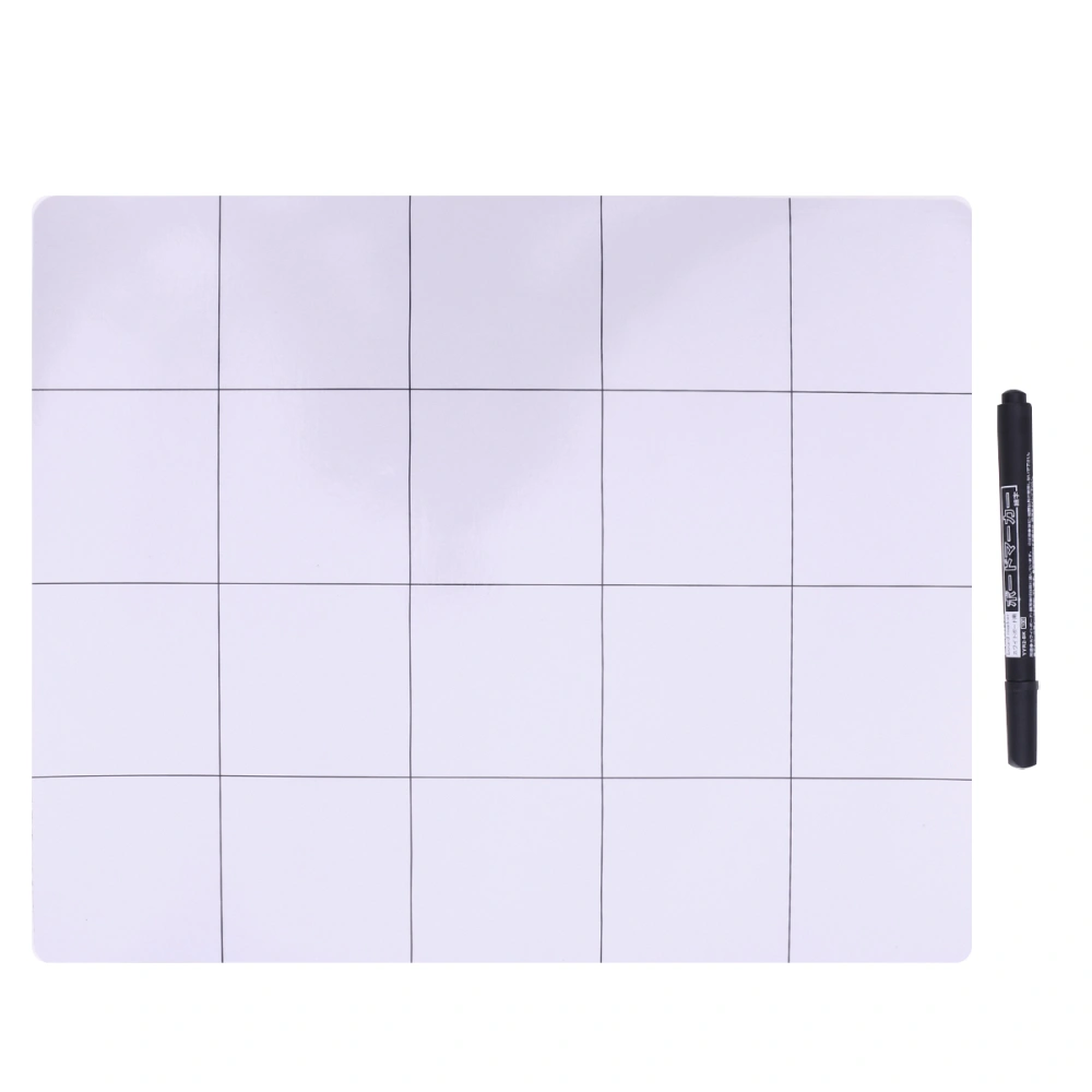 2pcs in 1 Set Magnetic Project Mat Rewritable Work Surface Mat Prevent Small Screws Losing Small Parts Work Pad Writing Pen Set