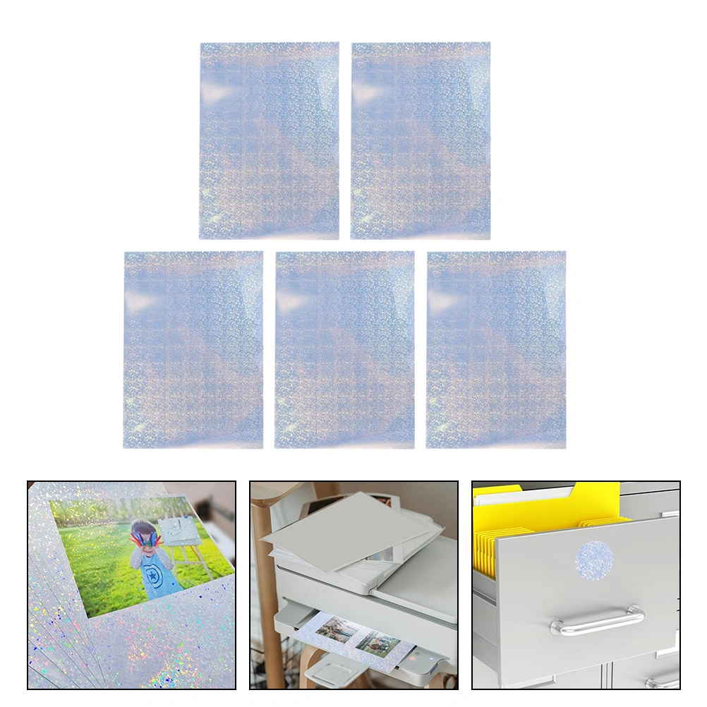 5 Sheets of Picture Printing Paper Glossy Printer Paper Colorful Photographic Paper