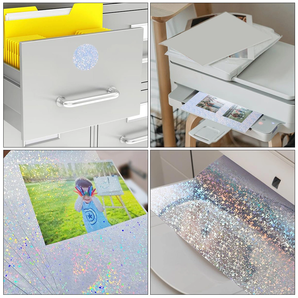 5 Sheets of Picture Printing Paper Glossy Printer Paper Colorful Photographic Paper