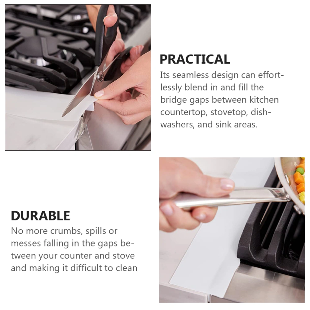 Silicone Stove Gaps Covers Heat Resistant Flexible Filler Hidden Oven Side Guard