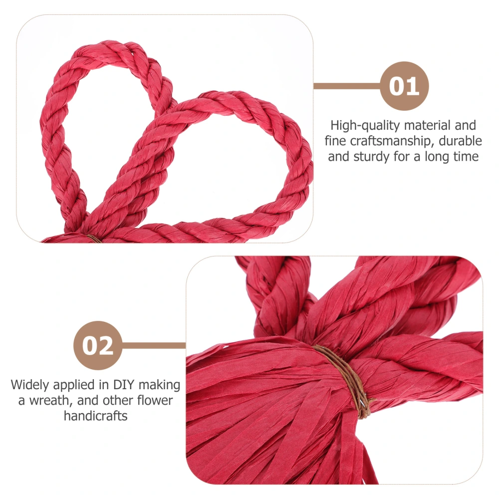 1Pc Chic Wreath Accessory Raffia Garland Decor DIY Wreath Making Material