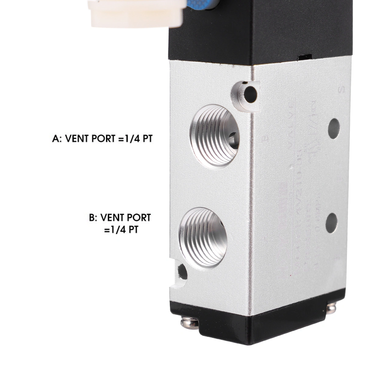 Solenoid DC24V Single Coil Pilot-Operated Electric 2 Position 5 Way