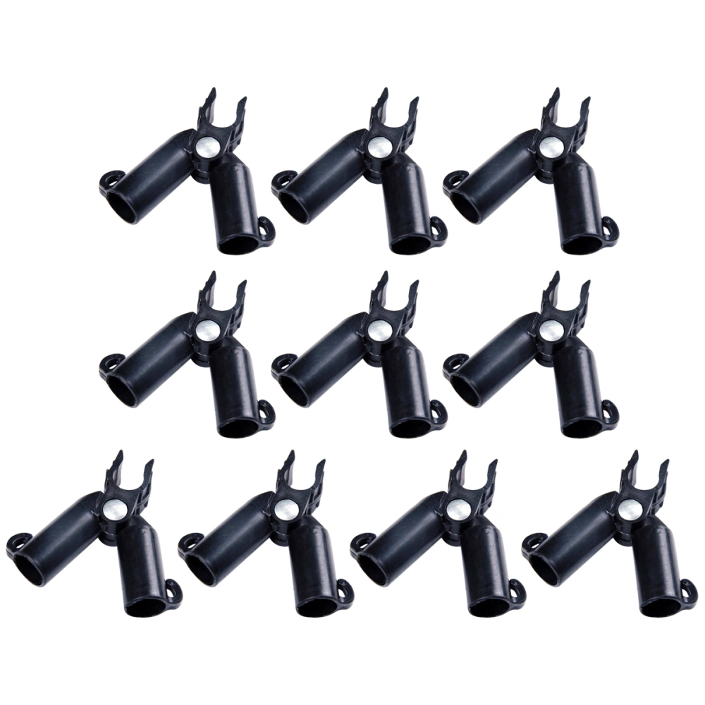 10pcs Adjustable Plant Connectors 0-70 Degrees Plastic Plant Stakes Connectors