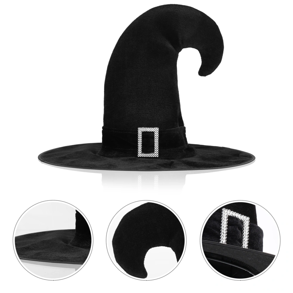 Witch Hat Halloween Wizard Hat Halloween Witch Hat Cosplay Costume Wizard Hat Black