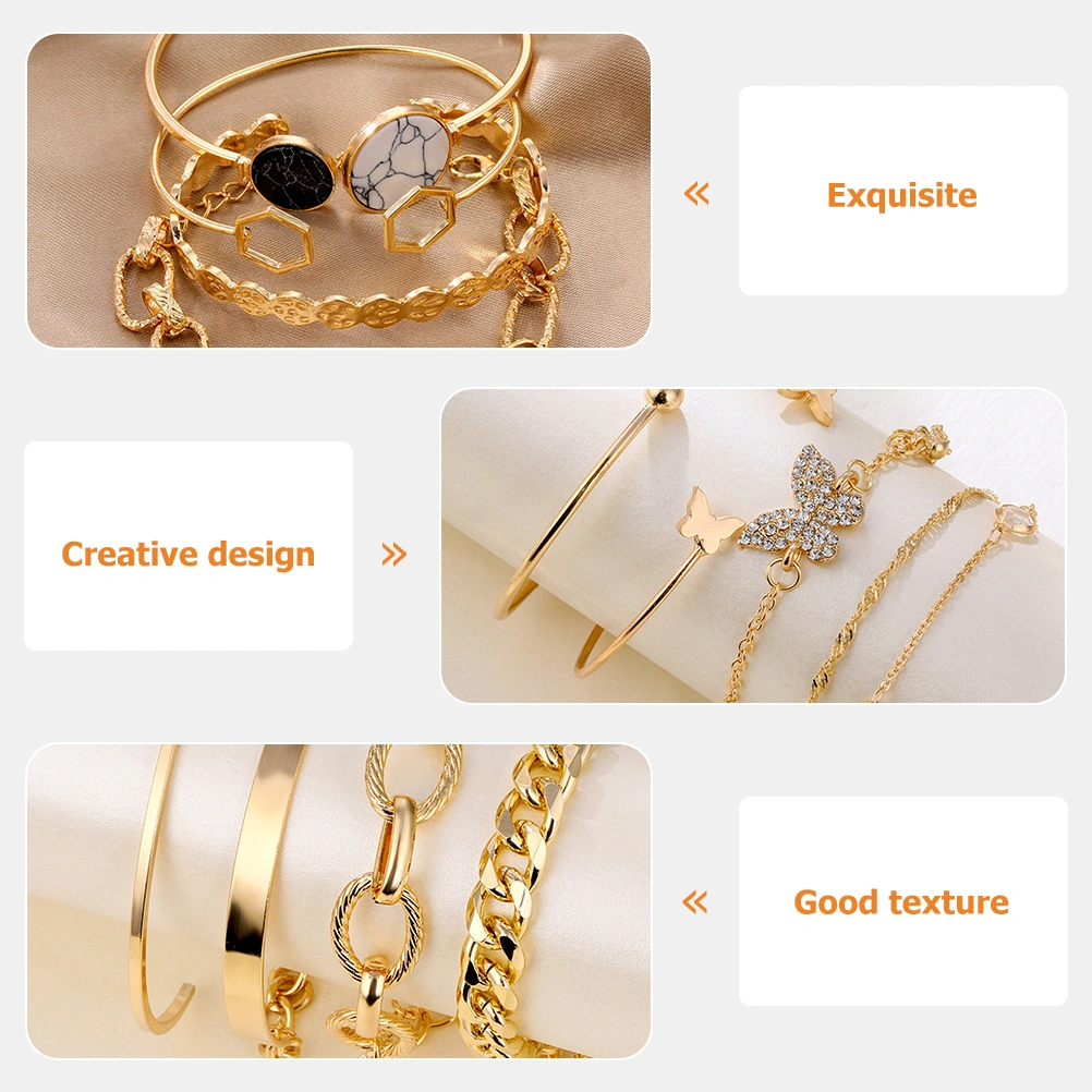 6 Sets Ankle Bracelets for Women Ankle Bracelet Jewelry Sets Women Jewelry