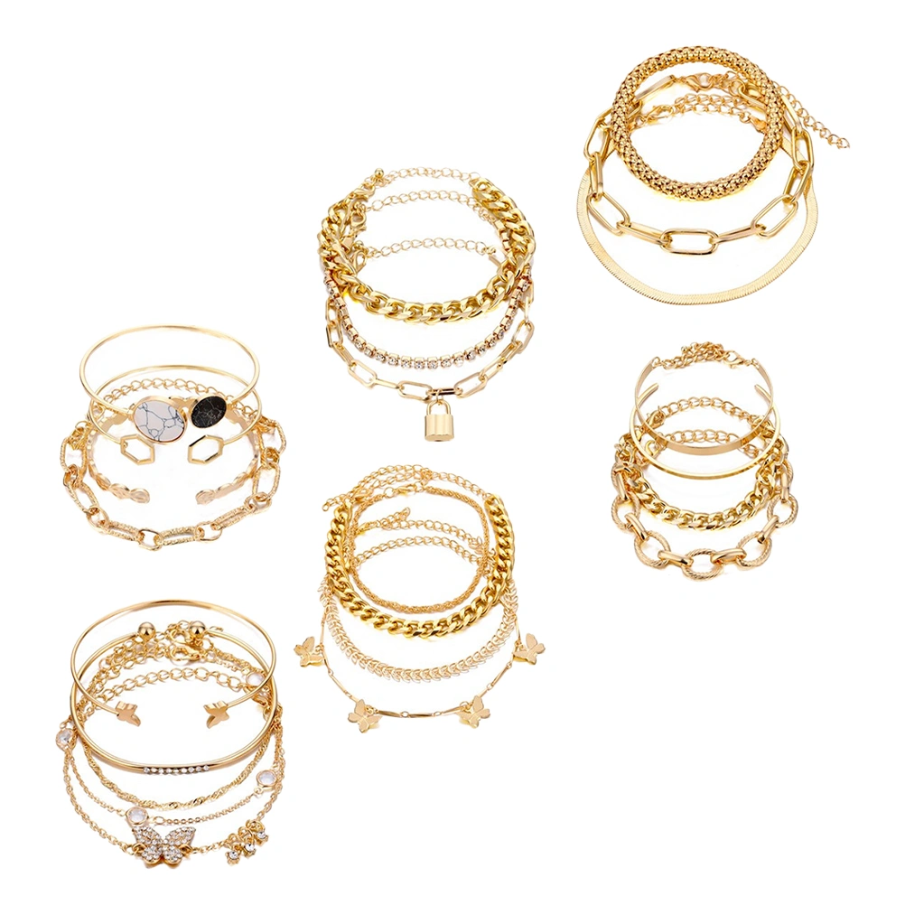6 Sets Ankle Bracelets for Women Ankle Bracelet Jewelry Sets Women Jewelry