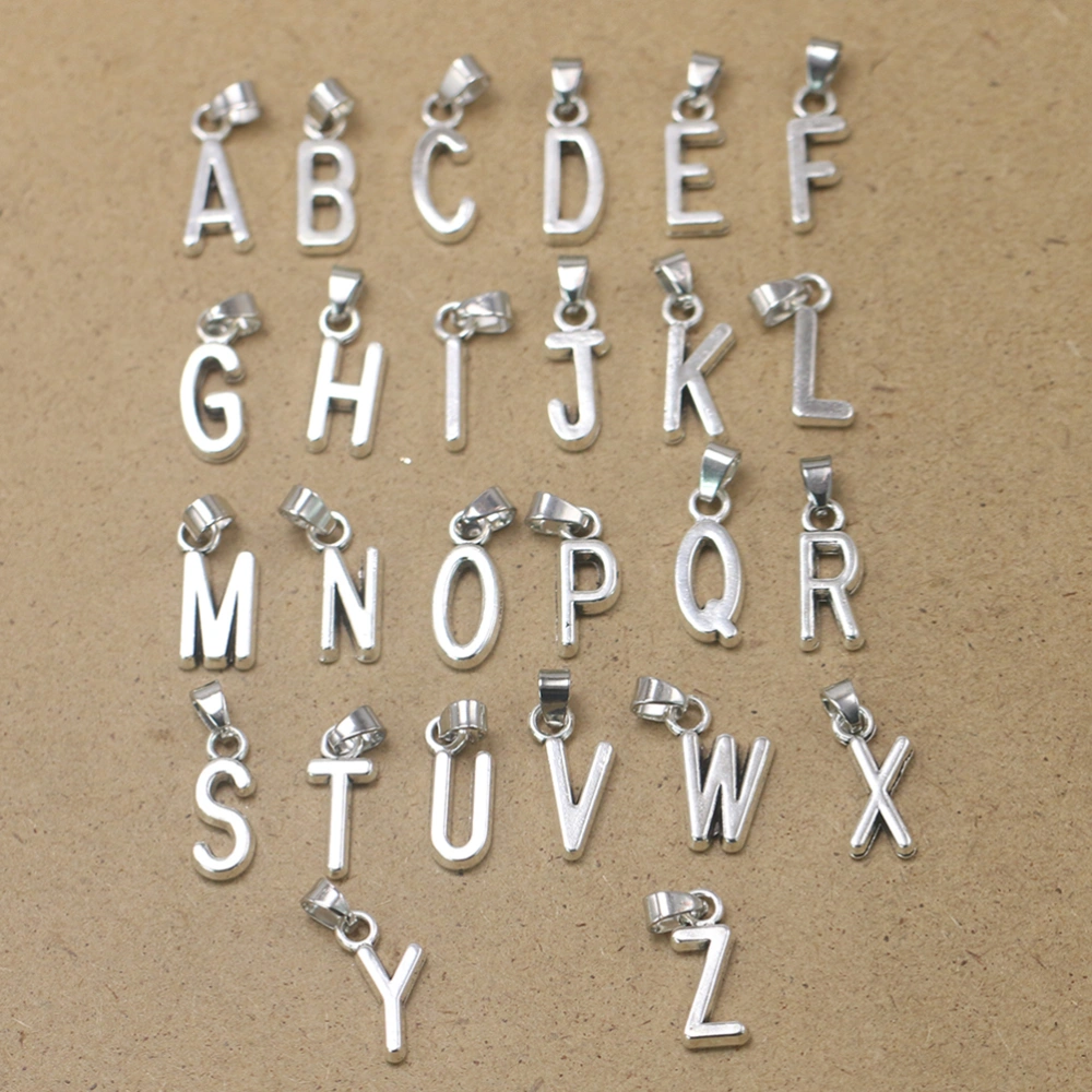 20pcs Alloy English Letter R Pendant Charms DIY Jewelry Making Accessories for Necklace Bracelet