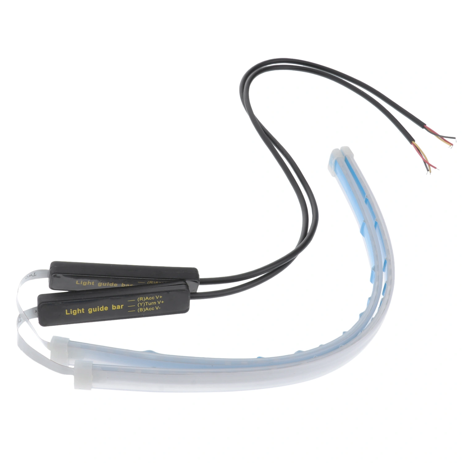 2pcs Flexible  Led Headlight Strip Headlight Bar Auto Daytime Running Light 30cm