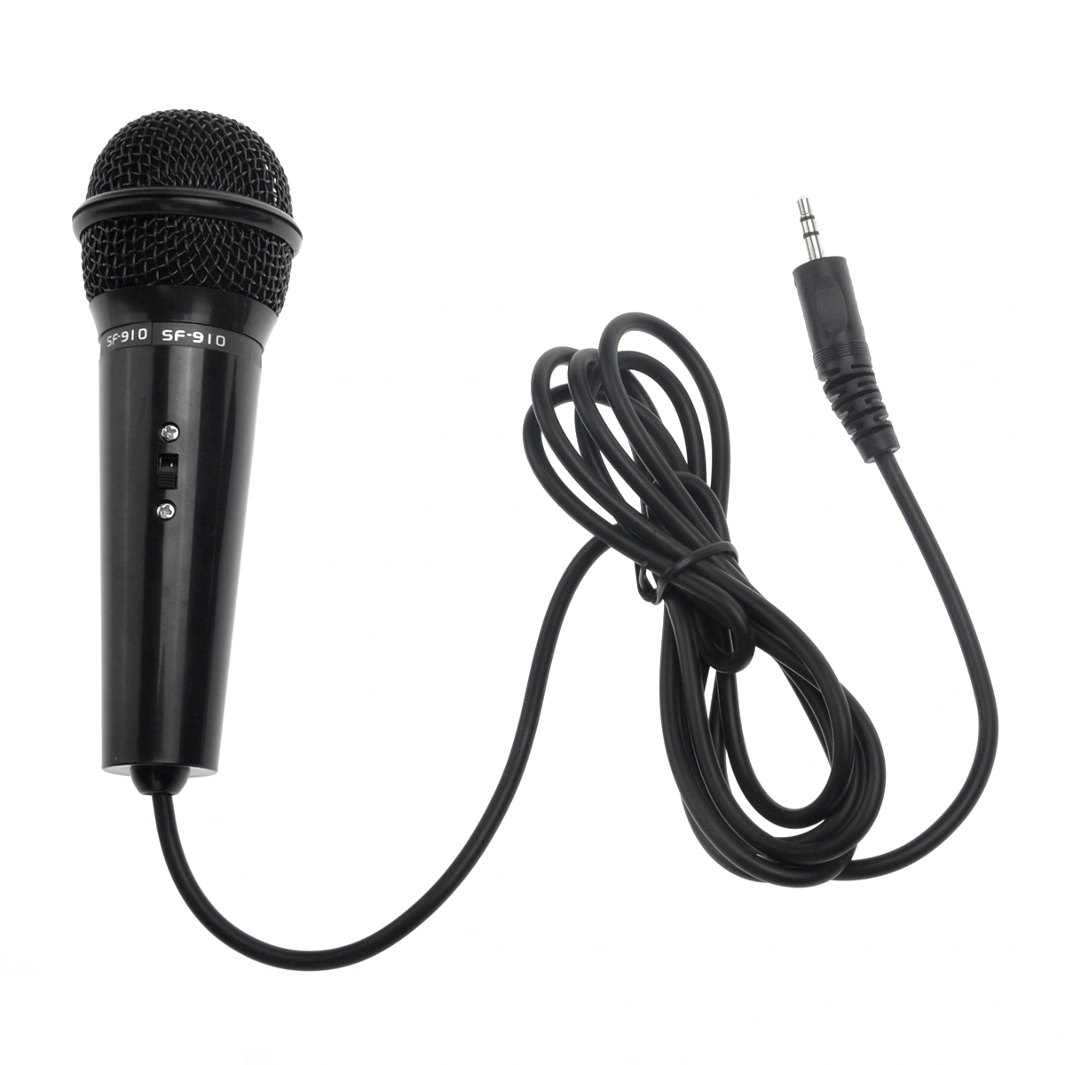 SF-910 Portable 3.5mm Stereo Condenser Recording Microphone Mic with Mini Tripod Stand for Chatting over MSN, SKYPE, Singing and Gaming (Black)