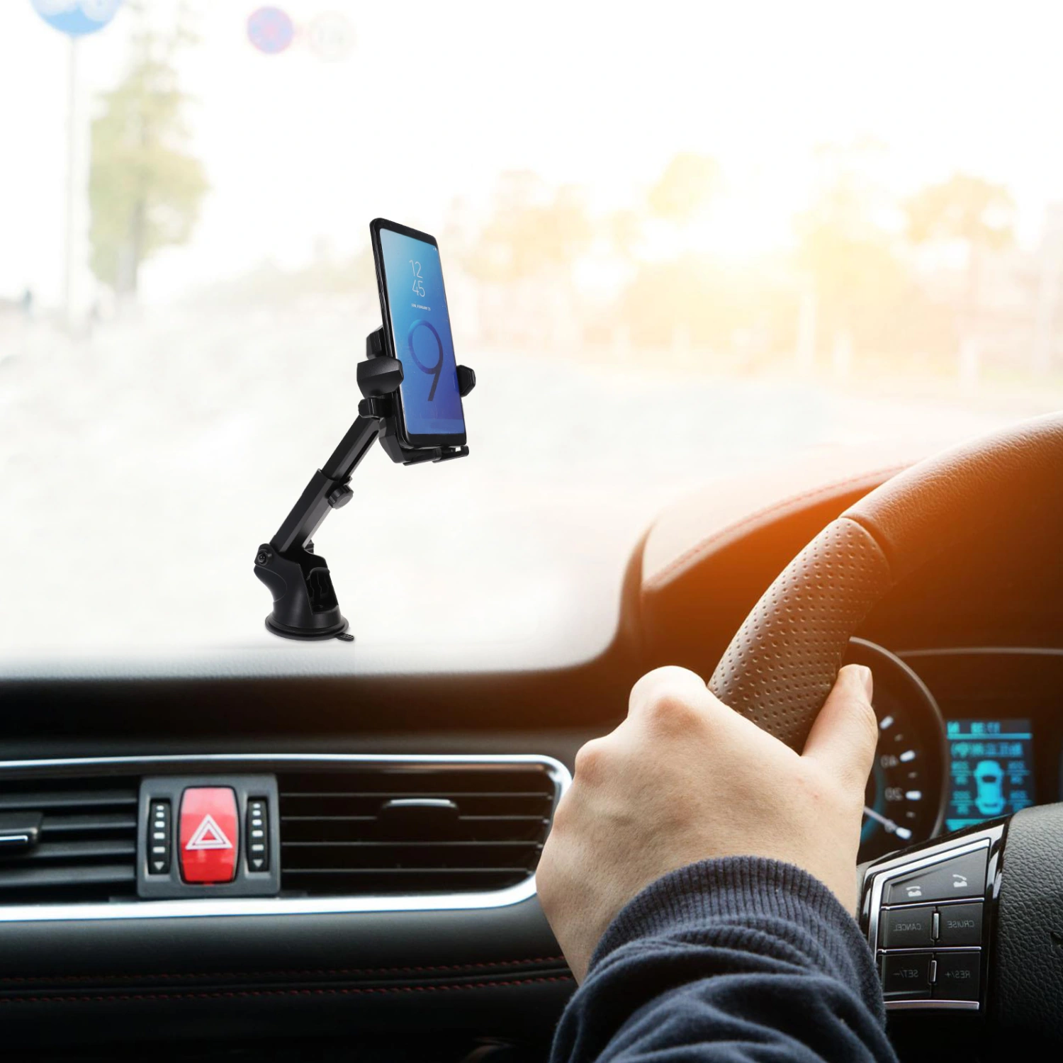 Car Using Phone Bracket for Navigation Multi-functional Vehicle Mobile Phone Support