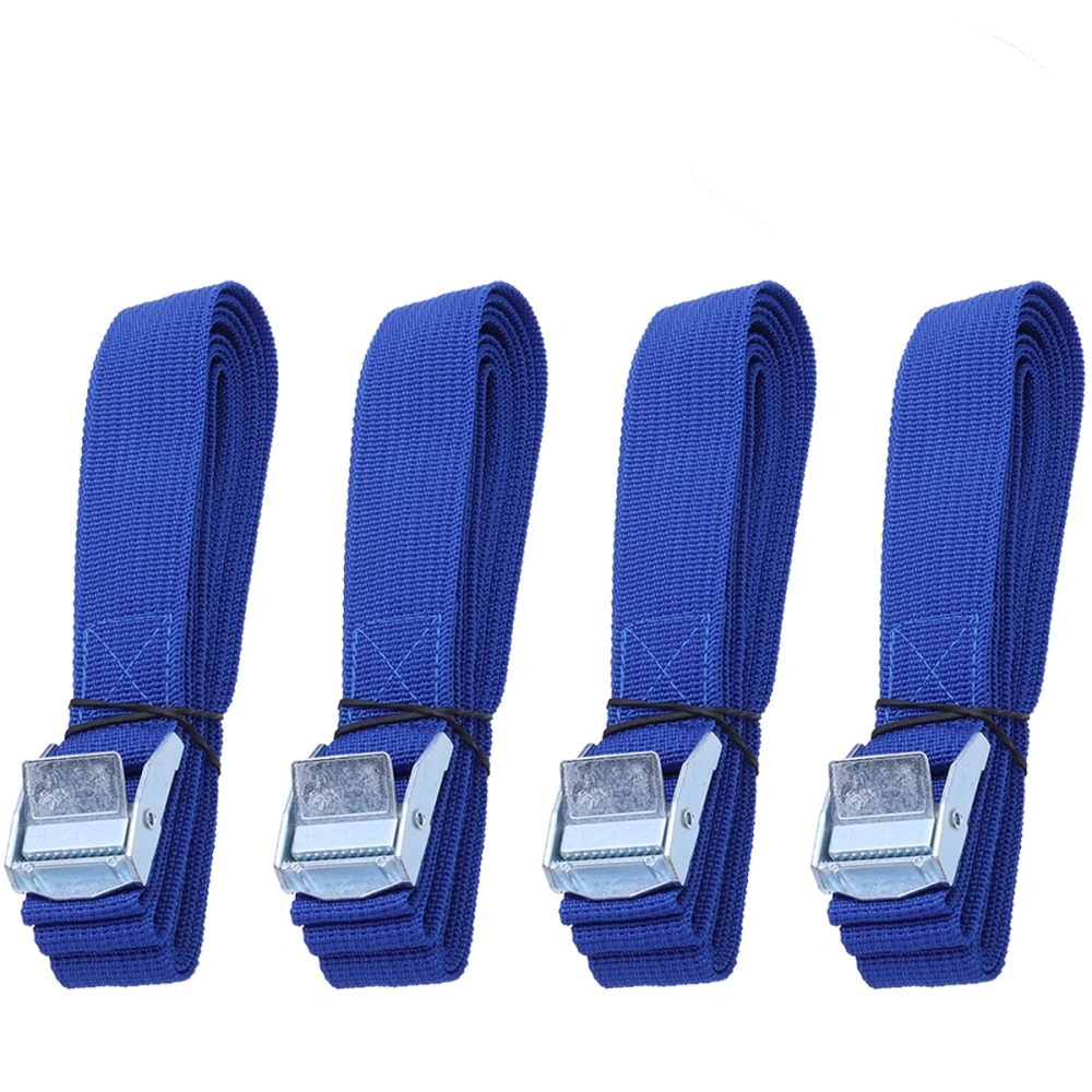 8Pcs Lashing Straps with Buckle Nylon Quick Release Lashing Straps for Cargo Tie Down Car Roof Rack Luggage Kayak Carrier Moving Canoe and Hammock (Blue)