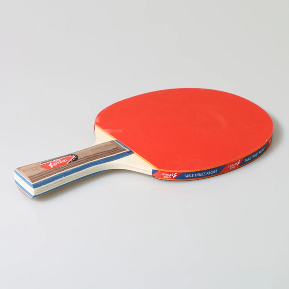 Professional Table Tennis Kit Durable Table Tennis Racket Pong Rack Bat Racket for Outdoor Sports Player Training (Shakehand Grip Long Handle)