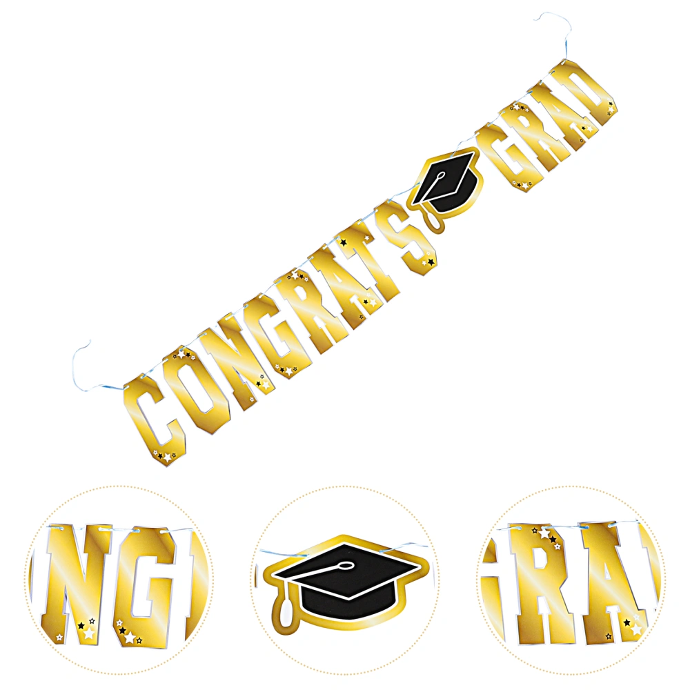 Decorative Photo Background Banner 2022 Graduation Party Hanging Decoration