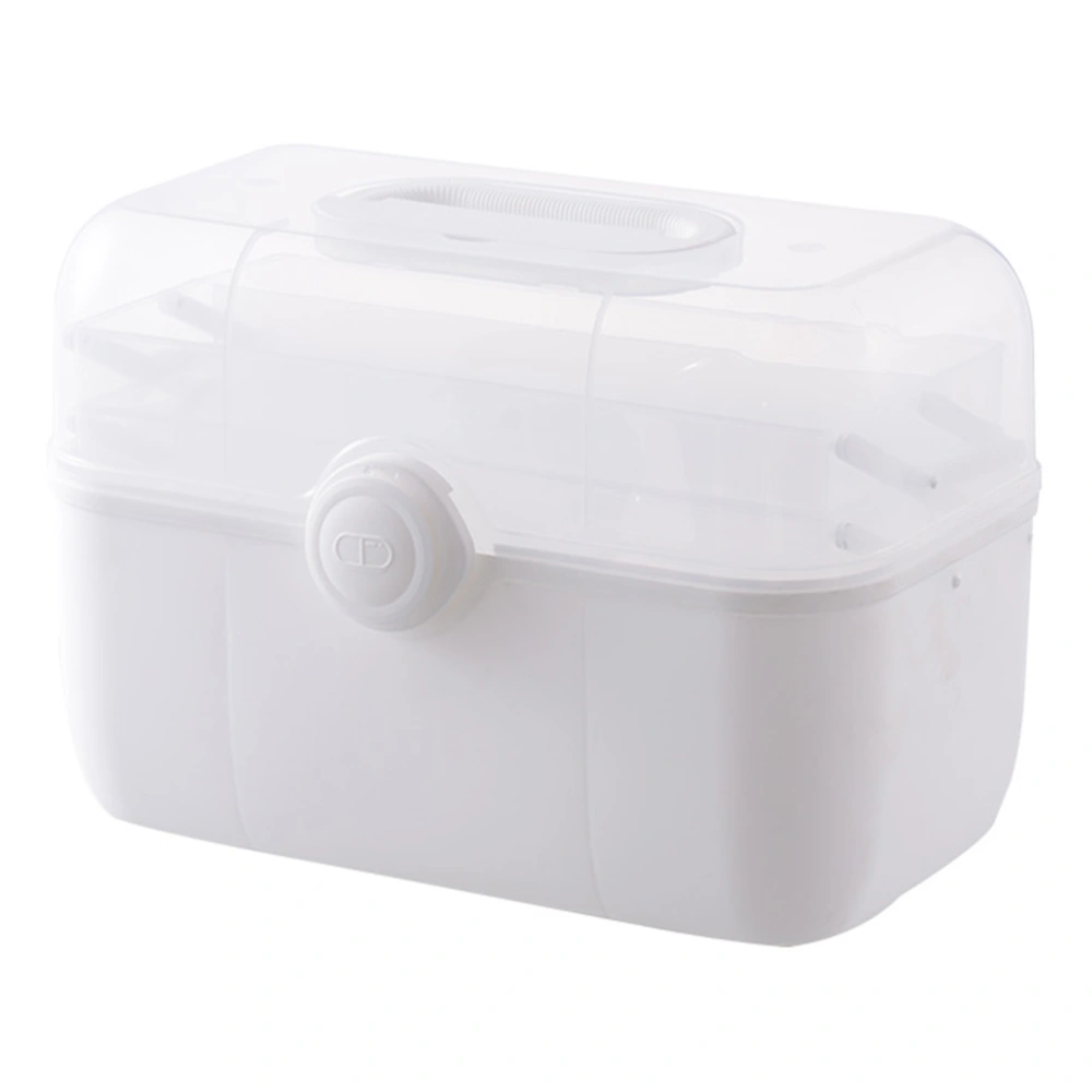 1pc Multifunctional Medical Kit Plastic Medicine Box Medicine Storage Container