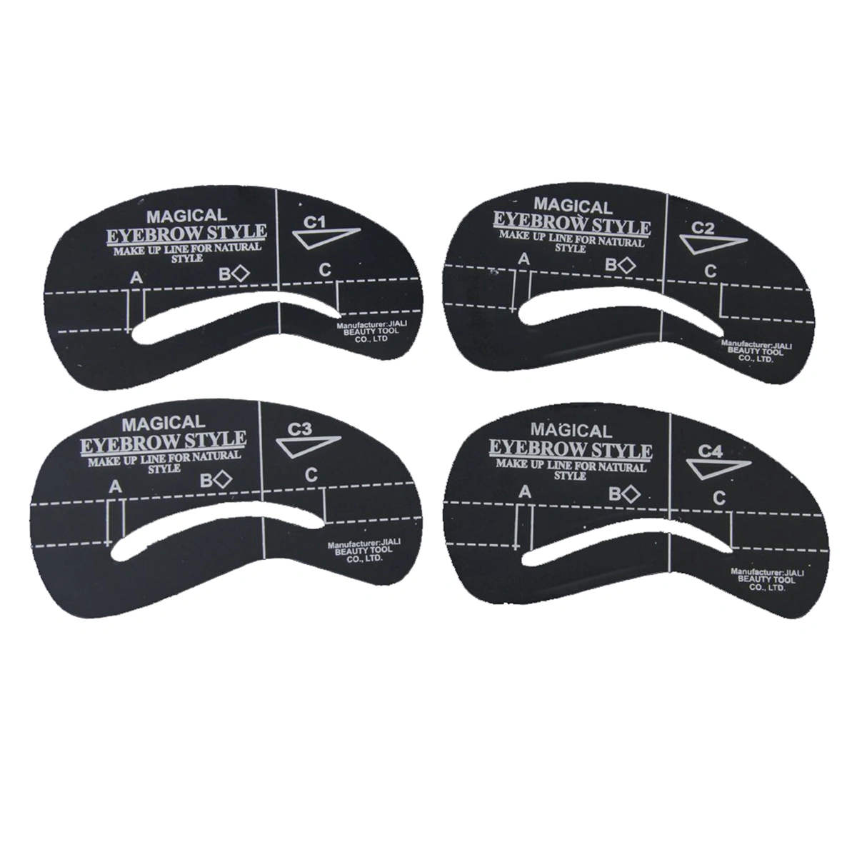 24pcs 6 Sets Eyebrow Stencils Eye Brow Grooming Shaping Templates DIY Makeup Beauty Tools