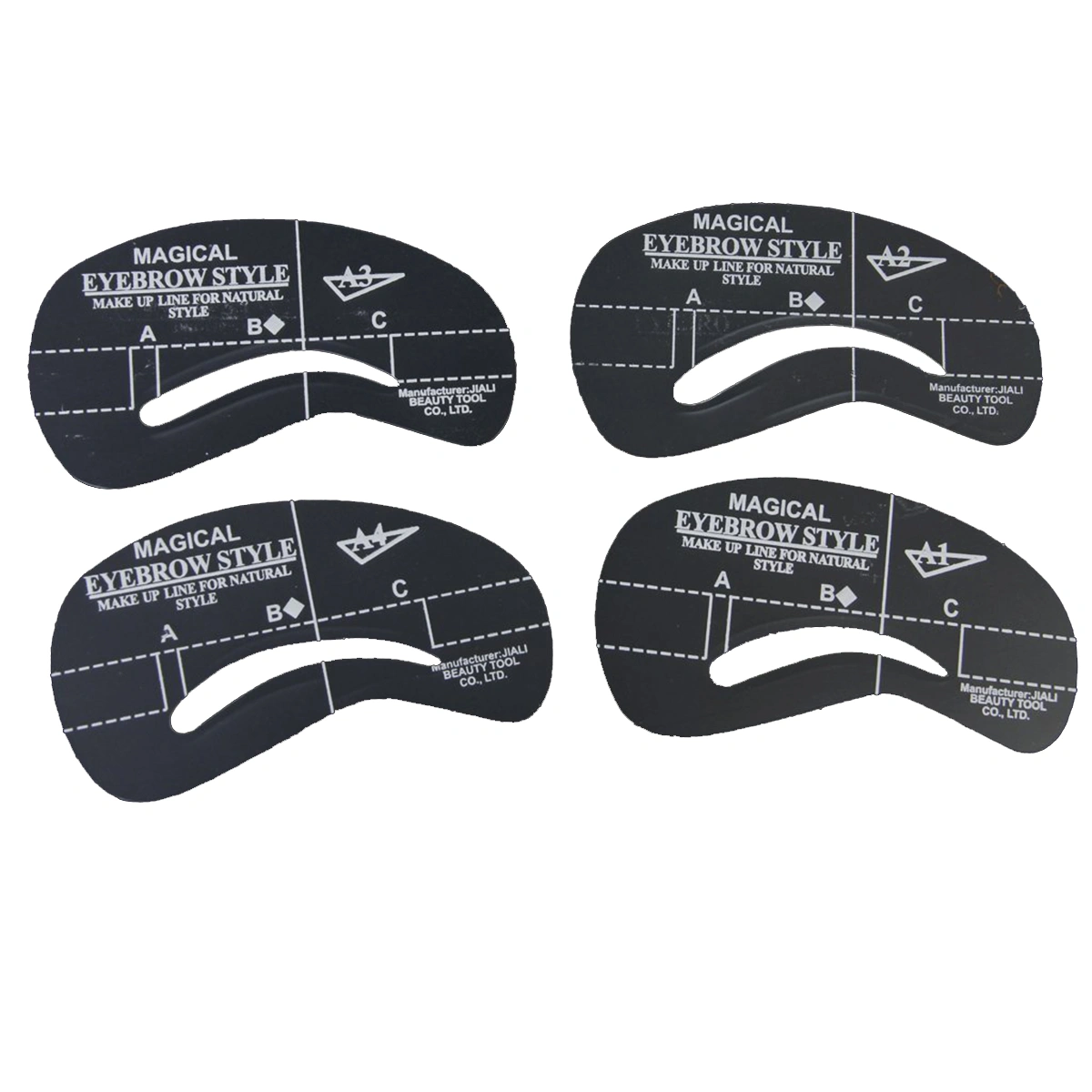 24pcs 6 Sets Eyebrow Stencils Eye Brow Grooming Shaping Templates DIY Makeup Beauty Tools