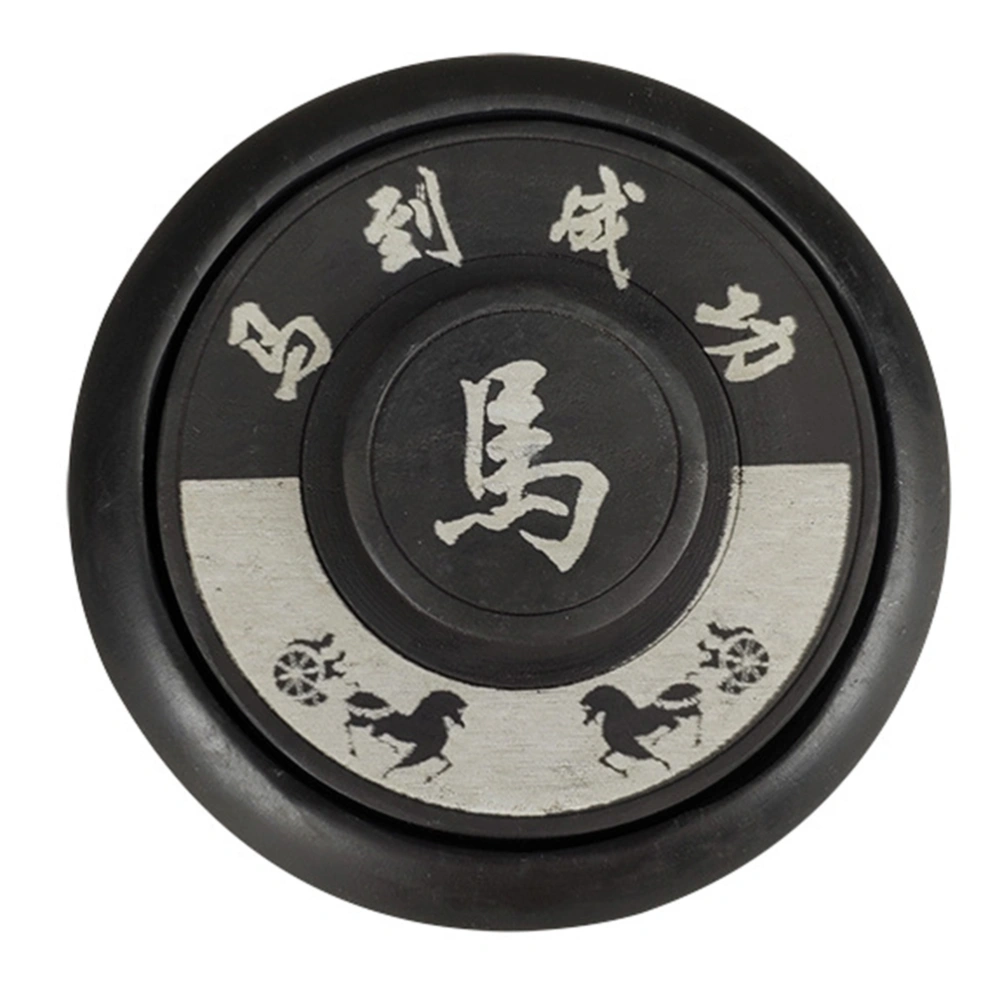 1pc Durable Calligraphy Inkstone 4 Inch Chinese Traditional Calligraphy Tool