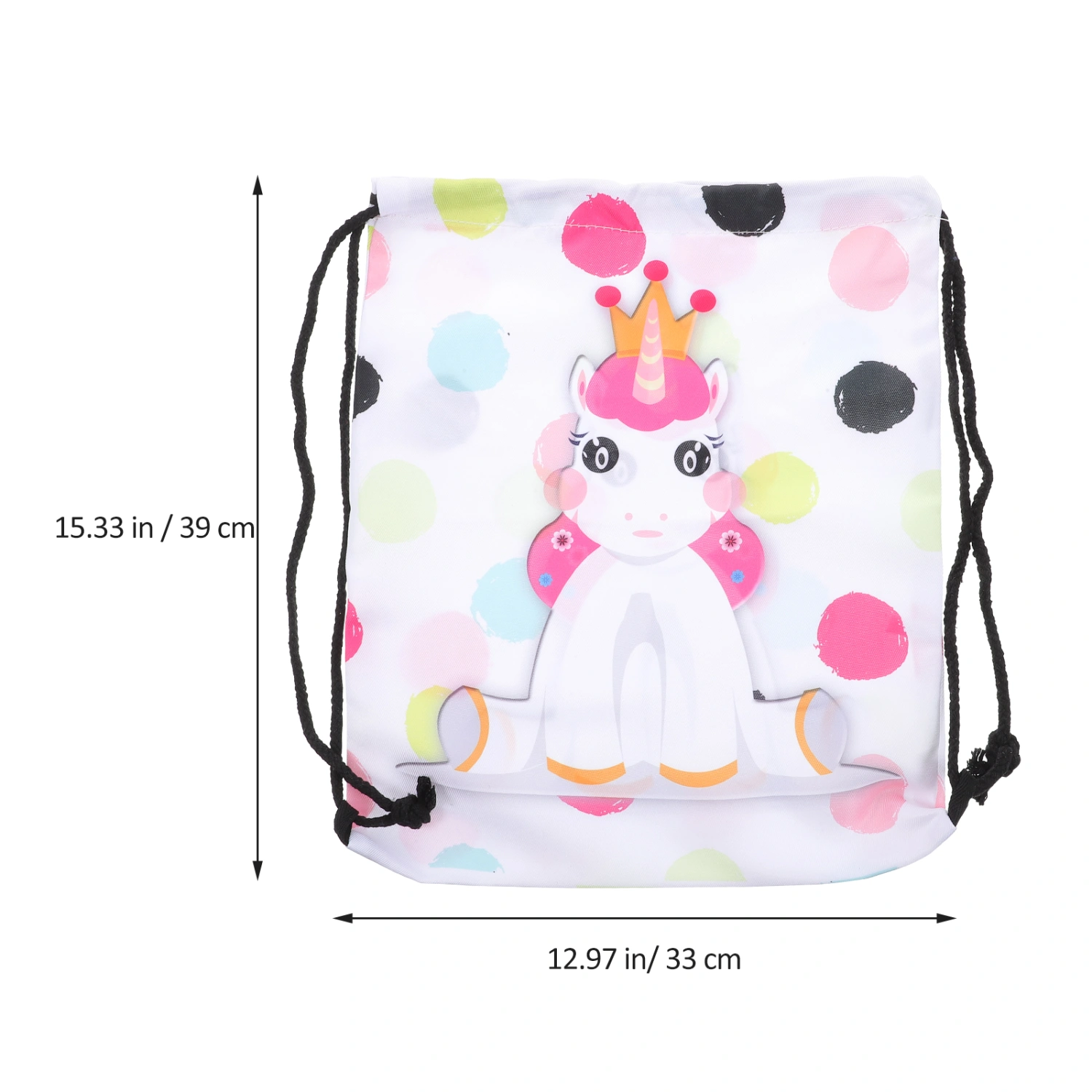 Drawstring Backpack Unicorn Drawstring Party Favor Bags Girls Polyester Bags