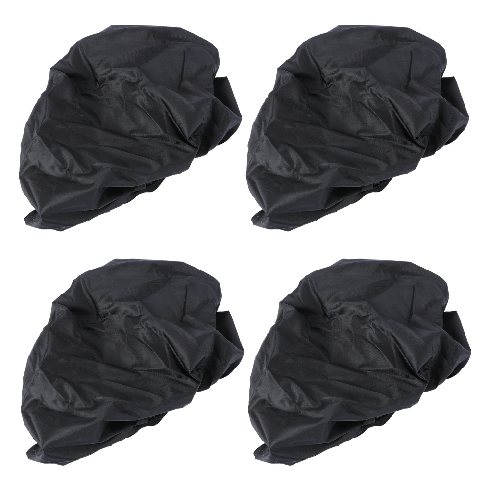 4pcs Waterproof Bike Seat Rain Cover Elastic Rain and Dust Resistant