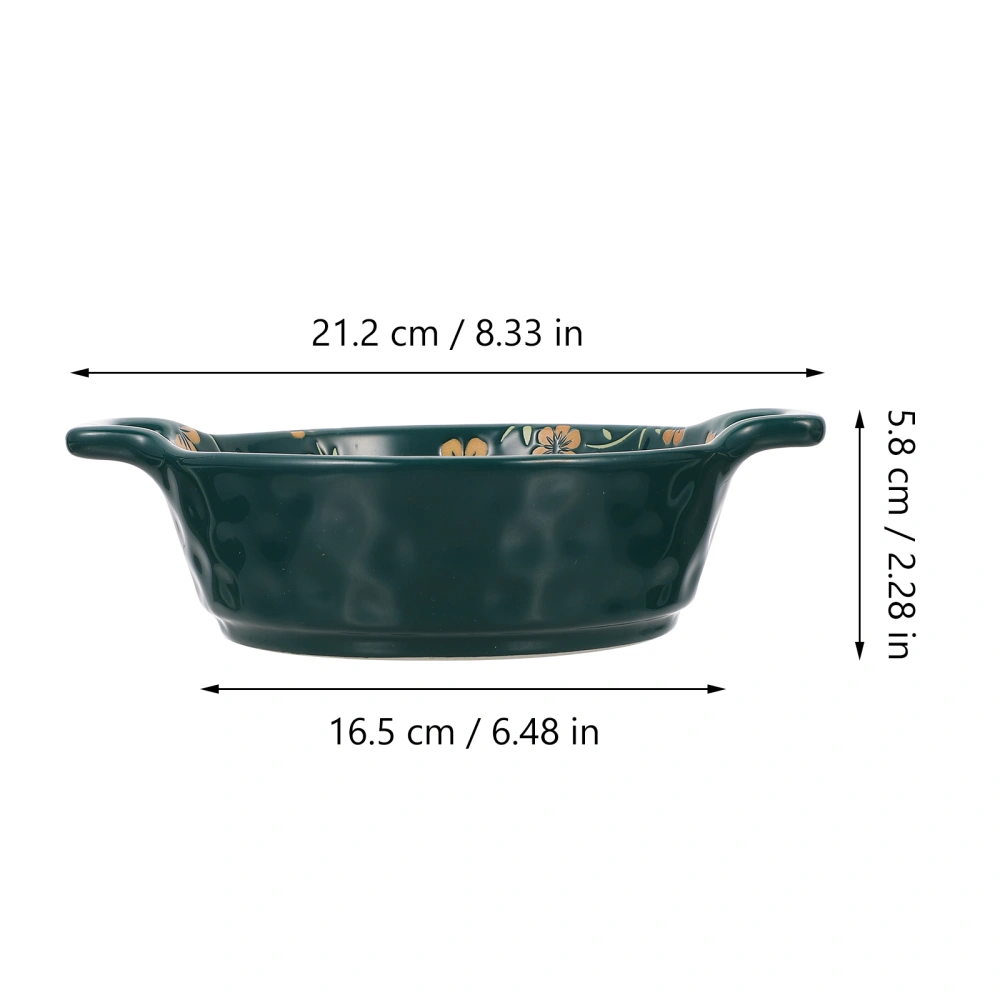 1Pc Ceramic Bowl Household Bowl Instant Noodle Bowl Food Bowl for Home