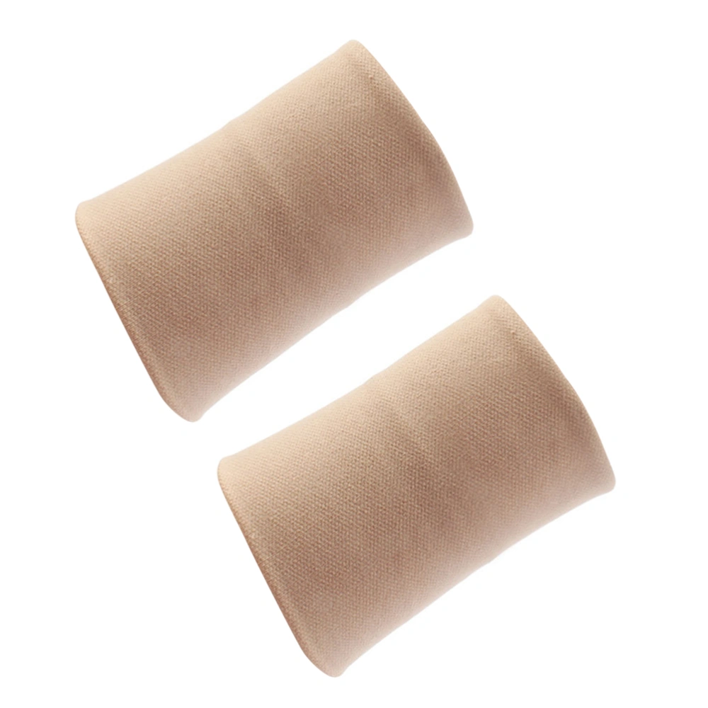 2Pcs Medical Sports Wrist Bands Wrist Support Brace Breathable Injury Protector Wrist Guards Wrist Wrap Bracers(Beige) - Size L