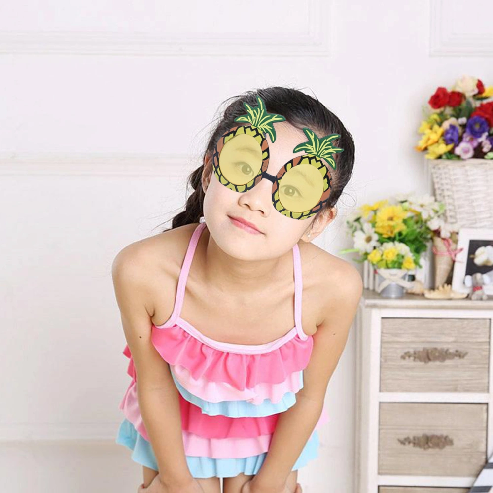 Pineapple Eyeglasses Hawaii Fruit Eye Glasses for Beach Luau Party