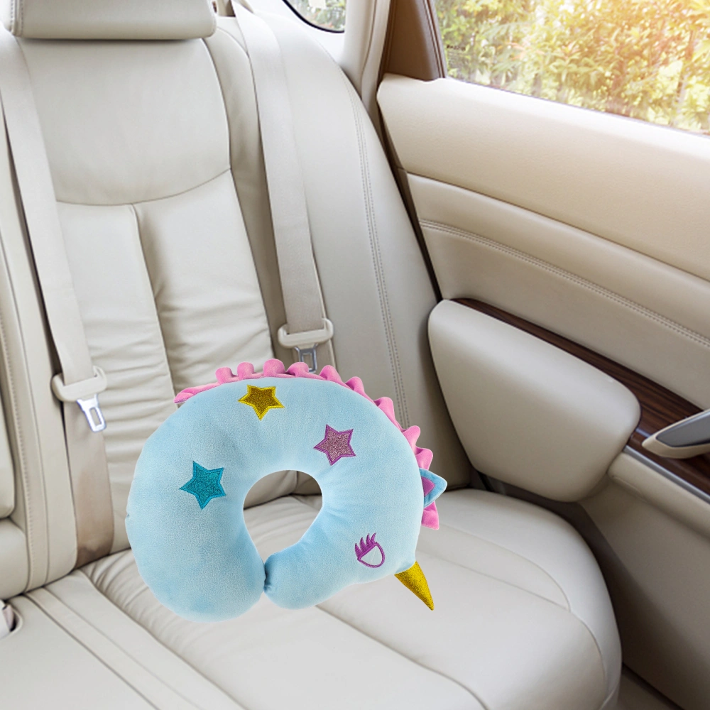 Cartoon Unicorn Neck Pillow Car U-shaped Neck Pillow Comfortable Neck Pillow Lovely Neck Pillow